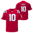 Patriots Drake Maye Youth Alternate Nike Game Jersey