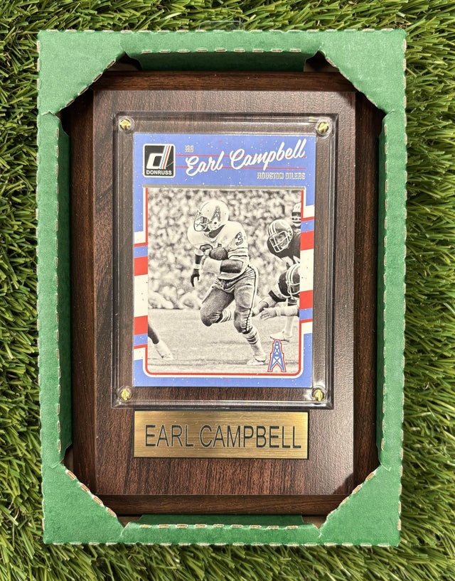 Earl Campbell 4x6 Plaque