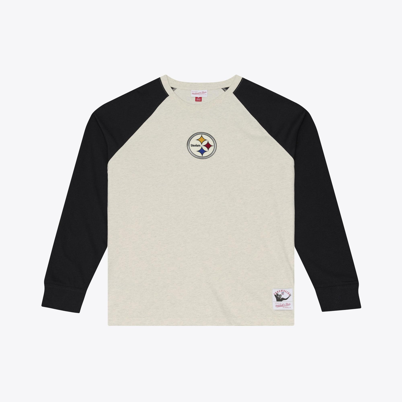 Steelers 2026 Mitchell & Ness Retro Roots Premium Long Sleeve T-Shirt