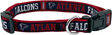 Falcons Pets First Satin Dog Collar Pro Football Hall of Fame
