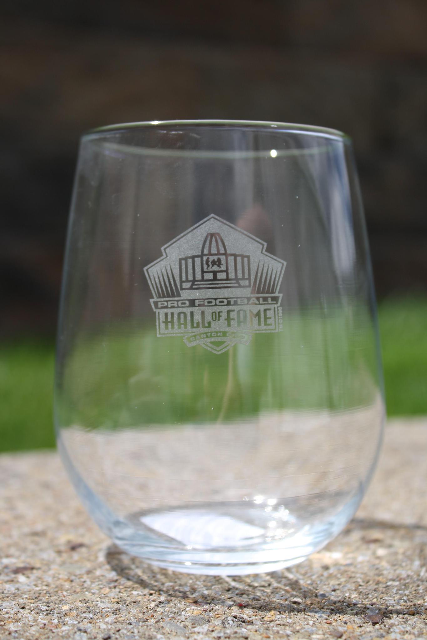 Hall of Fame Stemless Red Wine Glass