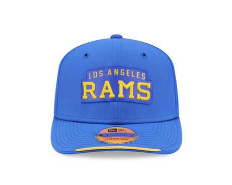 Rams 2026 New Era Men's 9SEVENTY Stretch Snap Sideline Hat