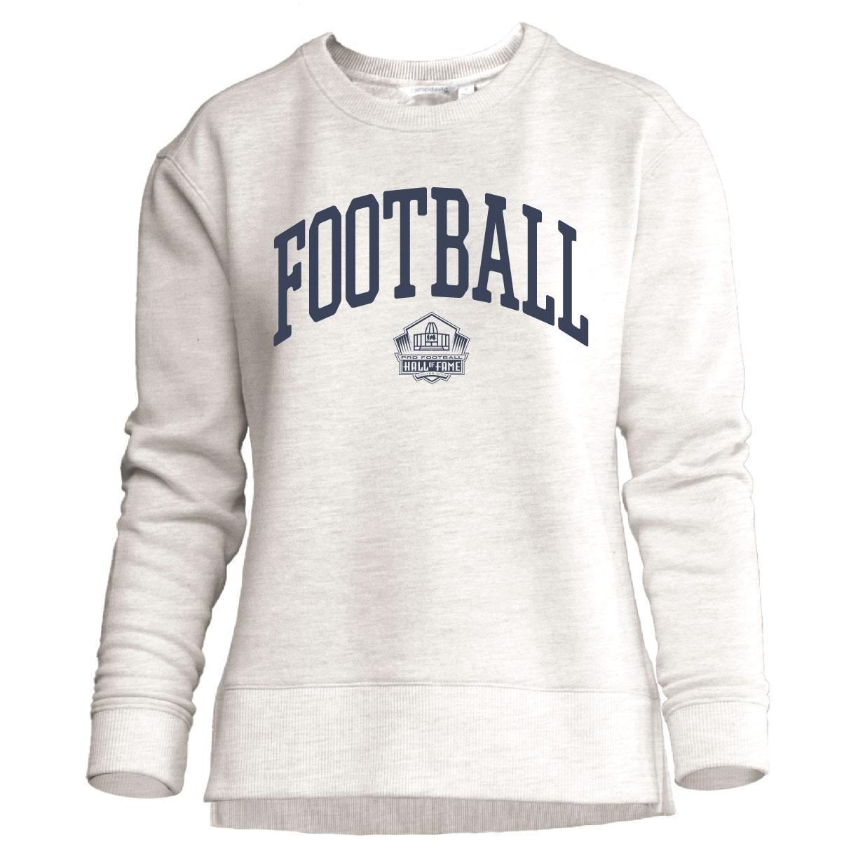 Hall of Fame Women's Camp David Oatmeal Crewneck Sweatshirt