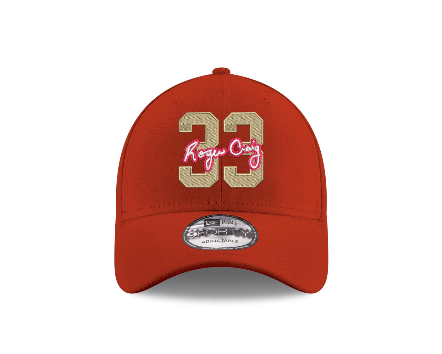 Roger Craig 49ers Class of 2026 New Era 9FORTY Signature Name Hat