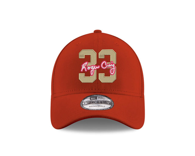 Roger Craig 49ers Class of 2026 New Era 9FORTY Signature Name Hat