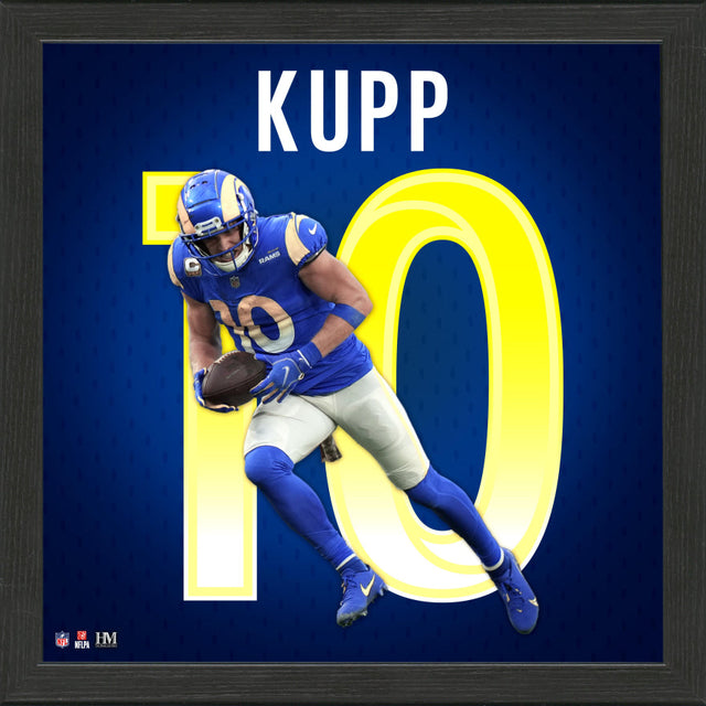 Los Angeles Rams Cooper Kupp NFL Impact Jersey Frame