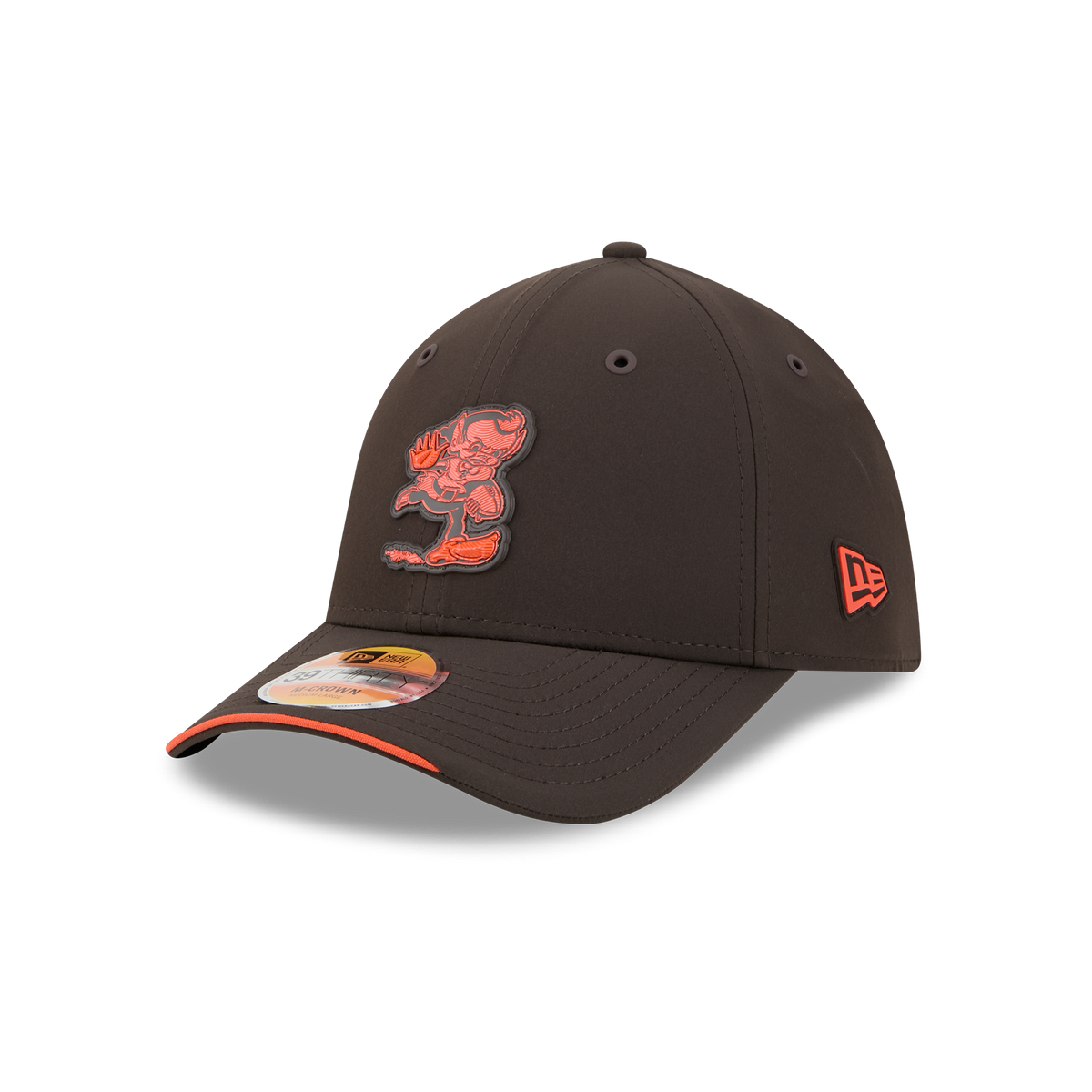 Browns 2026 New Era Men's Alternate 39THIRTY Sideline Hat Pro Football Hall of Fame