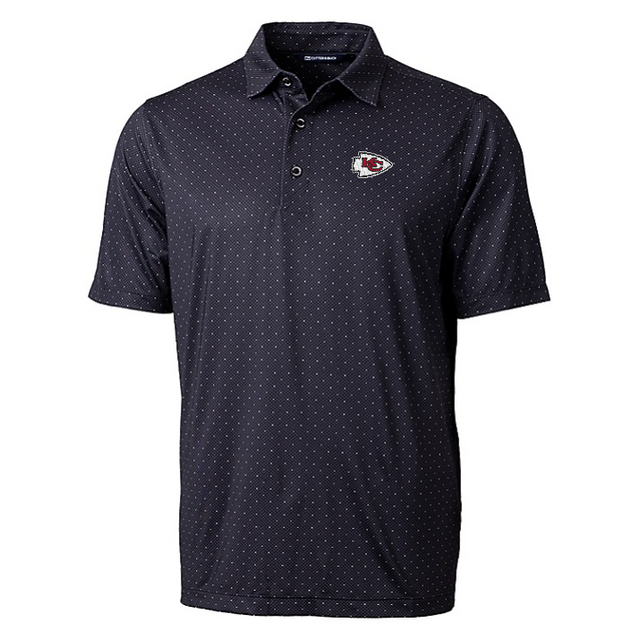 Chiefs Pike Double Dot Print Stretch Polo