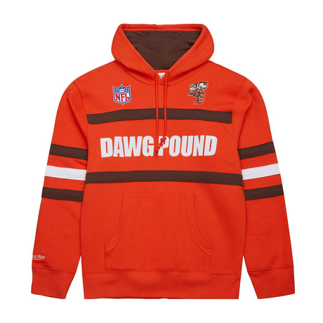 Browns Men's Mitchell & Ness Head Coach Vintage Logo Sweatshirt