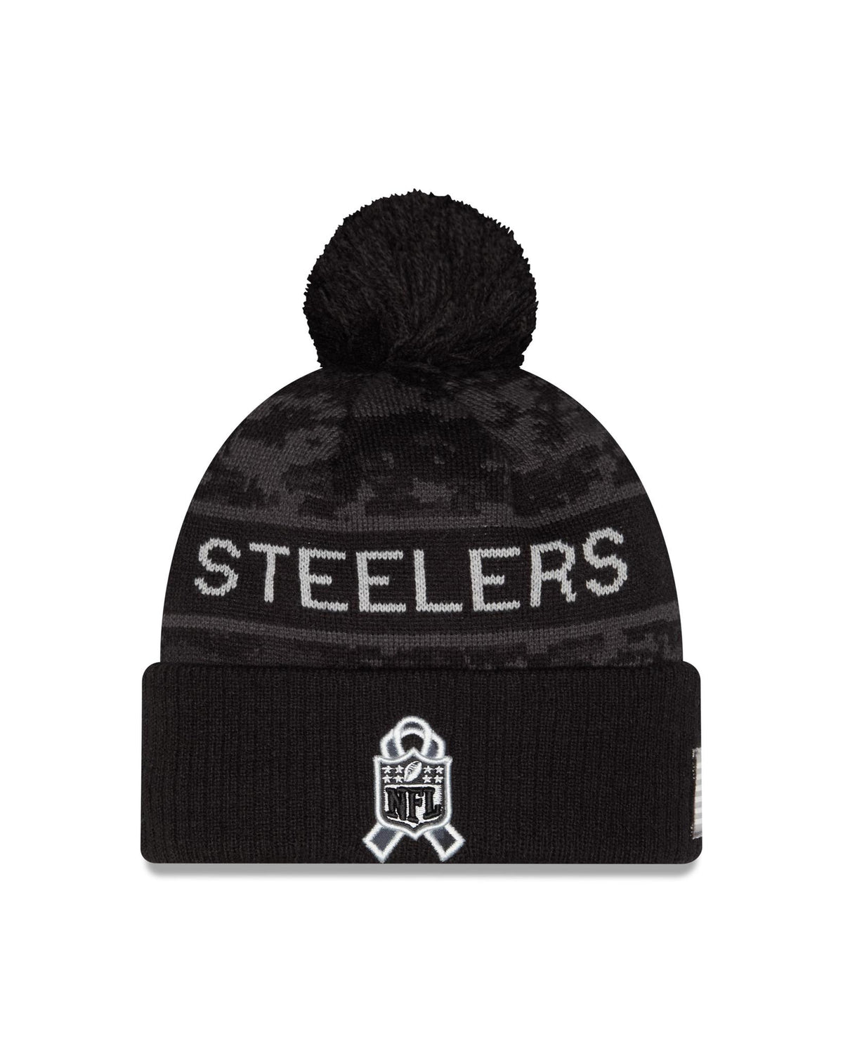Steelers 2026 New Era Men's Salute to Service Knit Pro Football Hall of Fame
