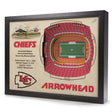 Chiefs StadiumView Wall Art 3-D Replica Stadium