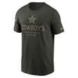 Cowboys 2025 Nike Men's Salute to Service T-Shirt