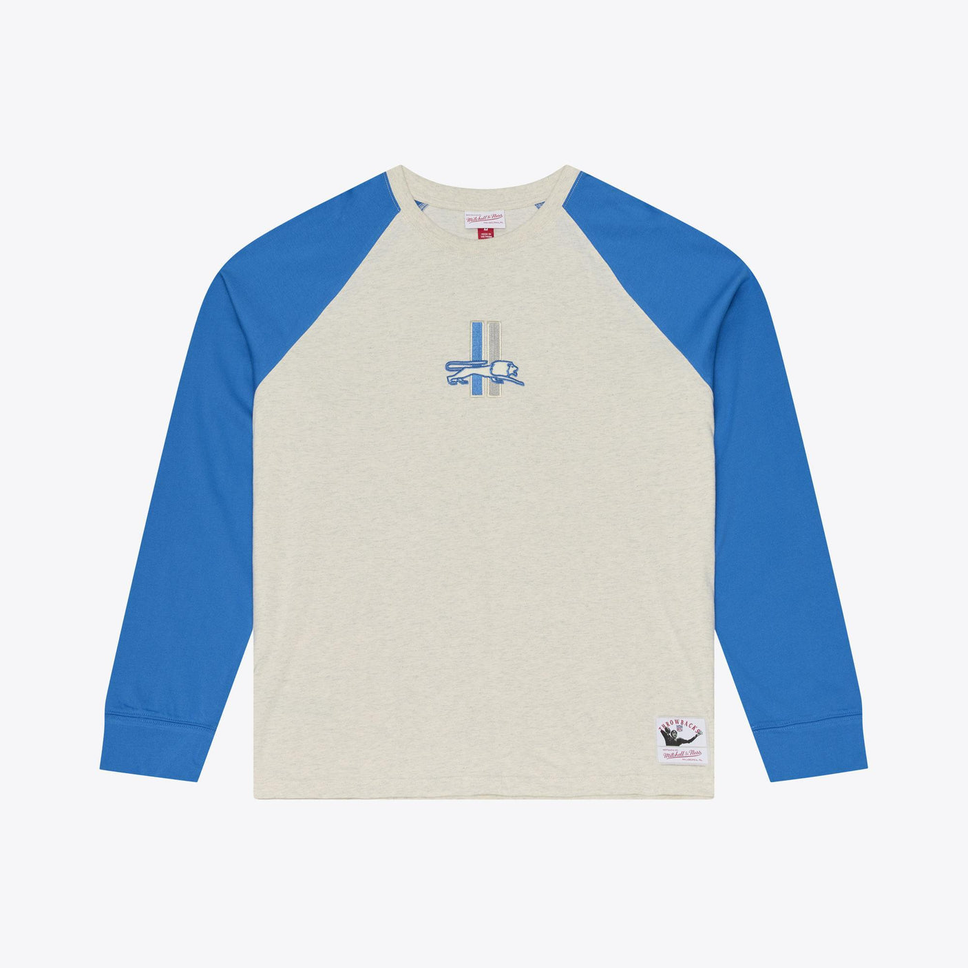 Lions 2026 Mitchell & Ness Retro Roots Premium Long Sleeve T-Shirt