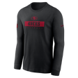 49ers Men's Nike Long Sleeve Team Issue T-Shirt