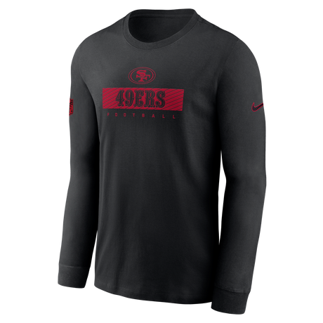 49ers Men's Nike Long Sleeve Team Issue T-Shirt