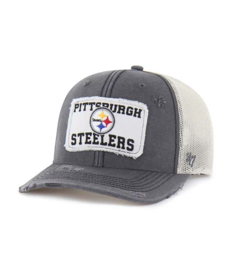 Steelers 2026 '47 Brand Men's Egremont Strap Trucker Hat