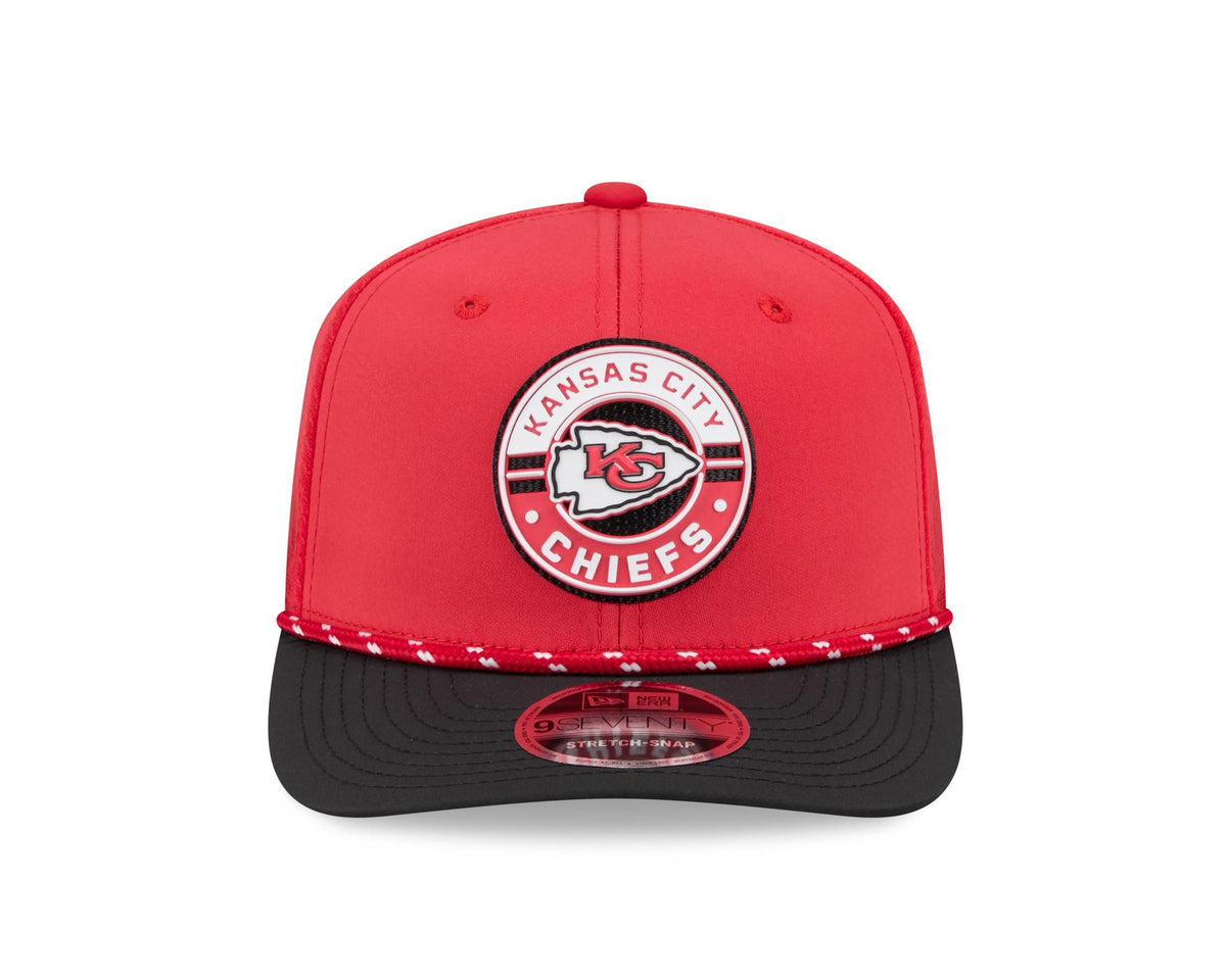 Chiefs 2026 New Era Men's 9SEVENTY Stretch Snap Two-Tone Hat Pro Football Hall of Fame