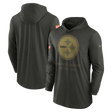 Steelers 2025 Nike Men's Salute to Service Hooded Long Sleeve T-Shirt