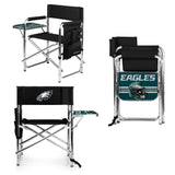 Eagles Black Sports Chair