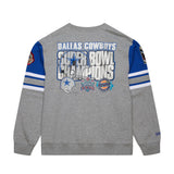 Men's Mitchell & Ness Cowboys All Over Vintage Crewneck