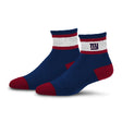 Giants 2026 Team Cuff Stripe Cozy Sleep Socks Pro Football Hall of Fame