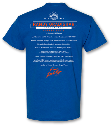 Randy Gradishar Class of 2024 Stat T-Shirt