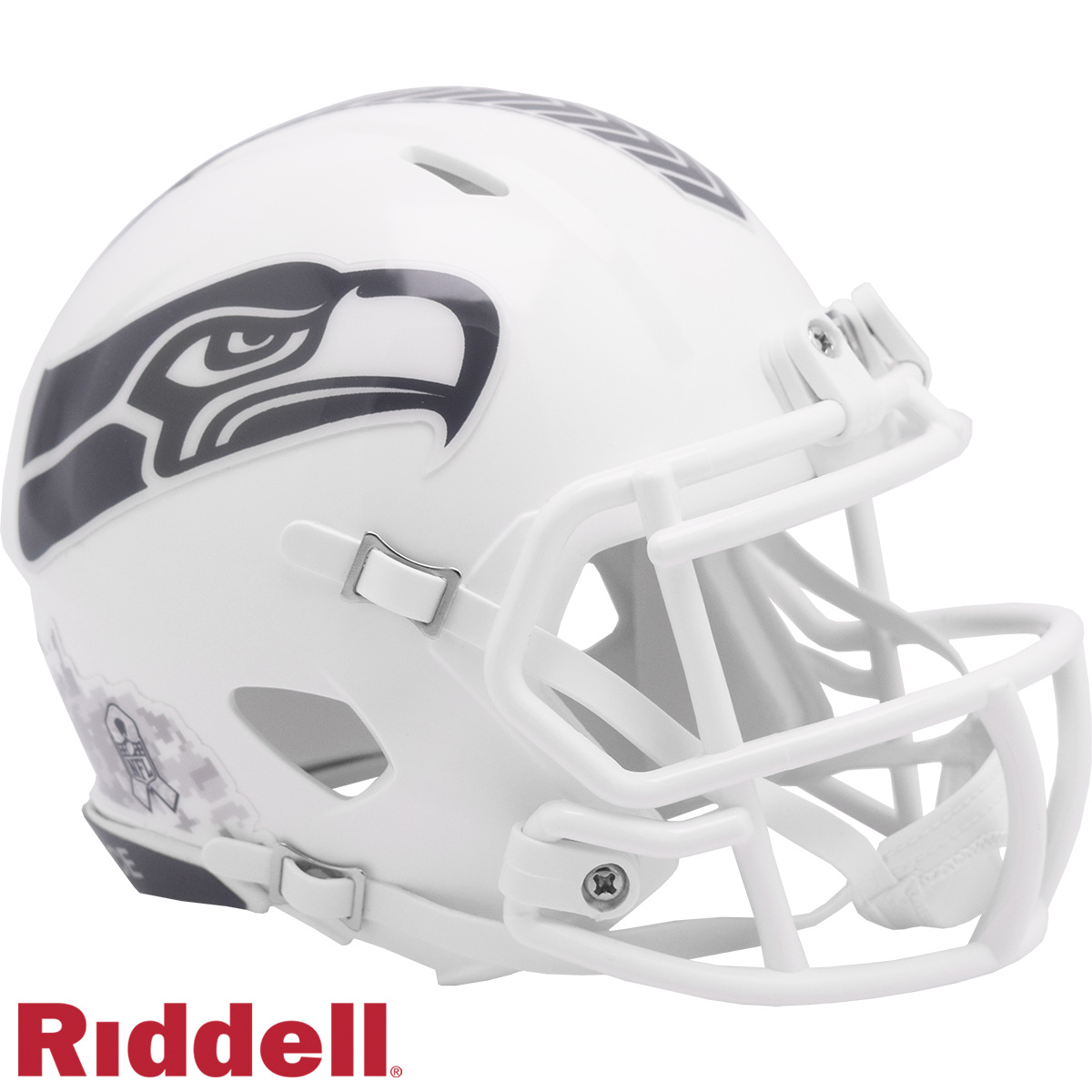 Seahawks 2024 Salute to Service Mini Helmet