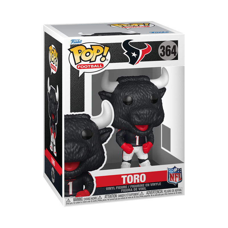 Texans Mascot Toro NFL Funko Pop! Pro Football Hall of Fame