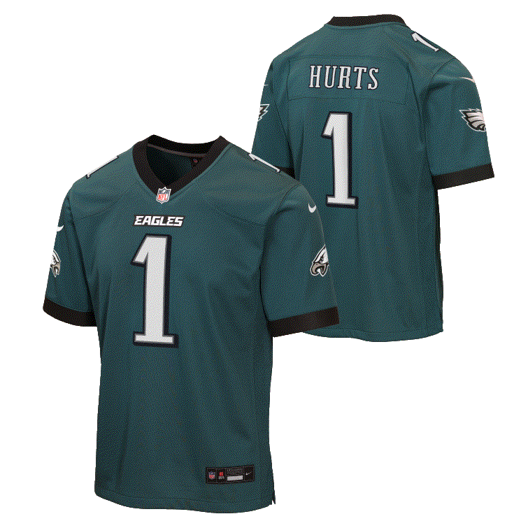 Eagles Jalen Hurts 2026 Youth Nike Game Jersey