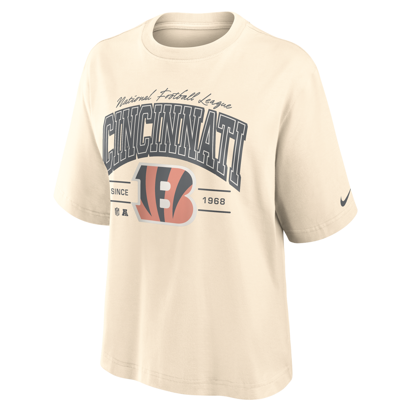 Bengals 2026 Nike Women's True Classic Boxy T-Shirt