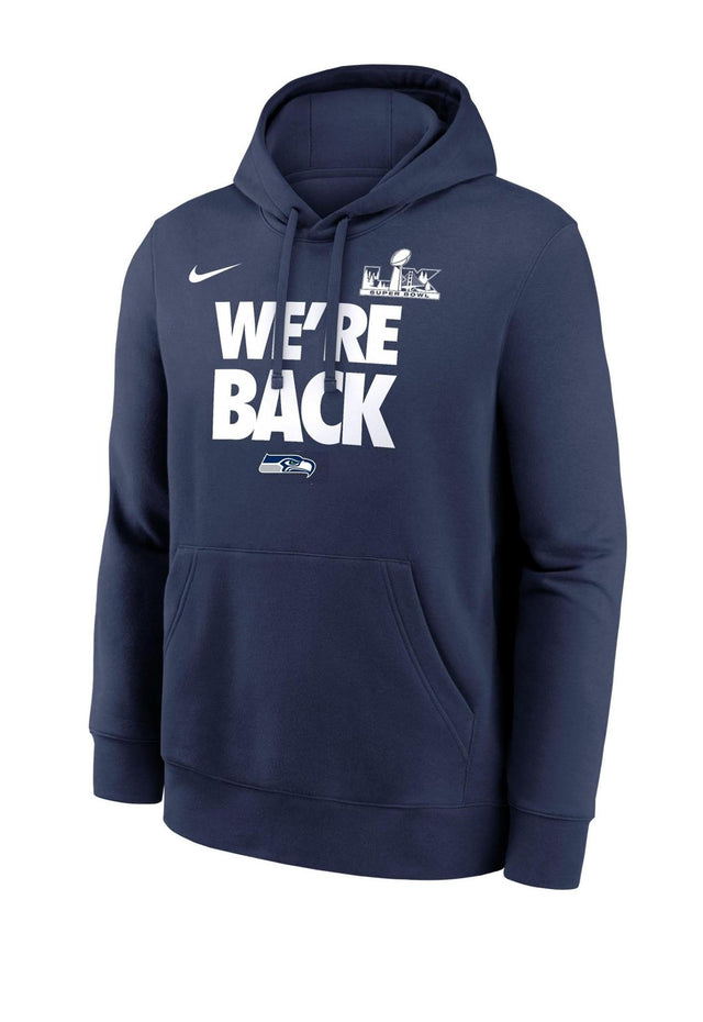 Seahawks 2026 Nike Men's Club Fleece We're Back Pullover Hoodie