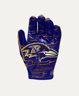 Ravens 2025 Wilson Youth NFL Stretch Fit Receivers Gloves