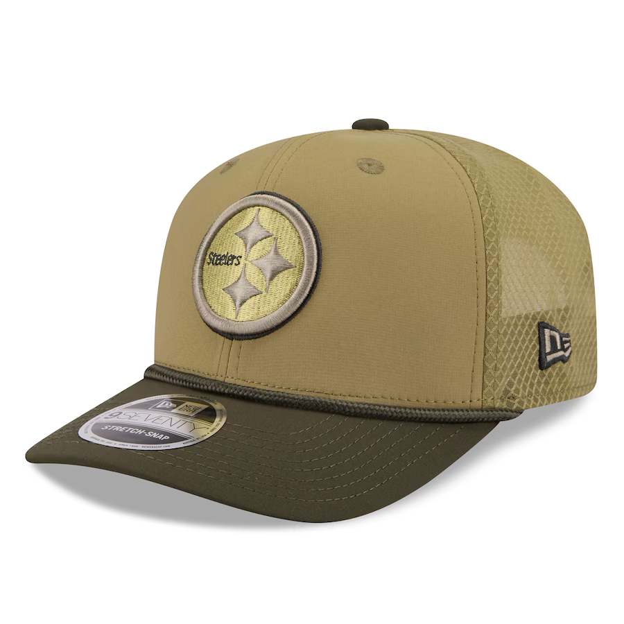 Steelers 2025 New Era Men's 9SEVENTY Salute to Service Hat