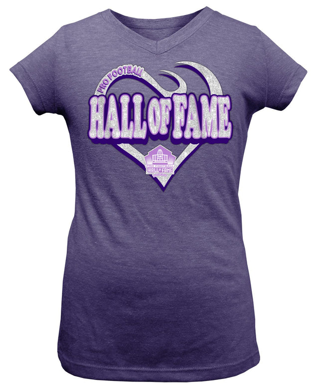 Hall of Fame Girls Graphic Heart T-Shirt