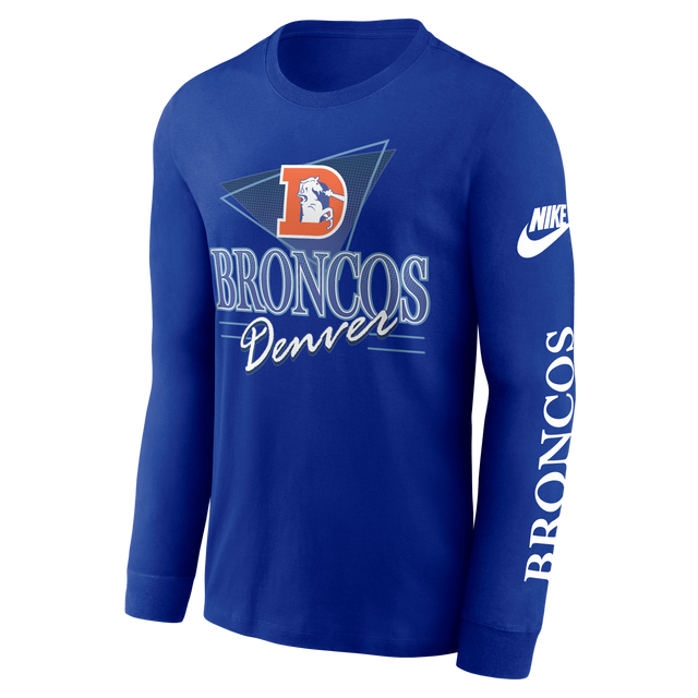 Broncos 2025 Nike Men's Rewind Long Sleeve T-Shirt