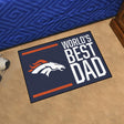 Broncos World's Best Dad Starter Mat