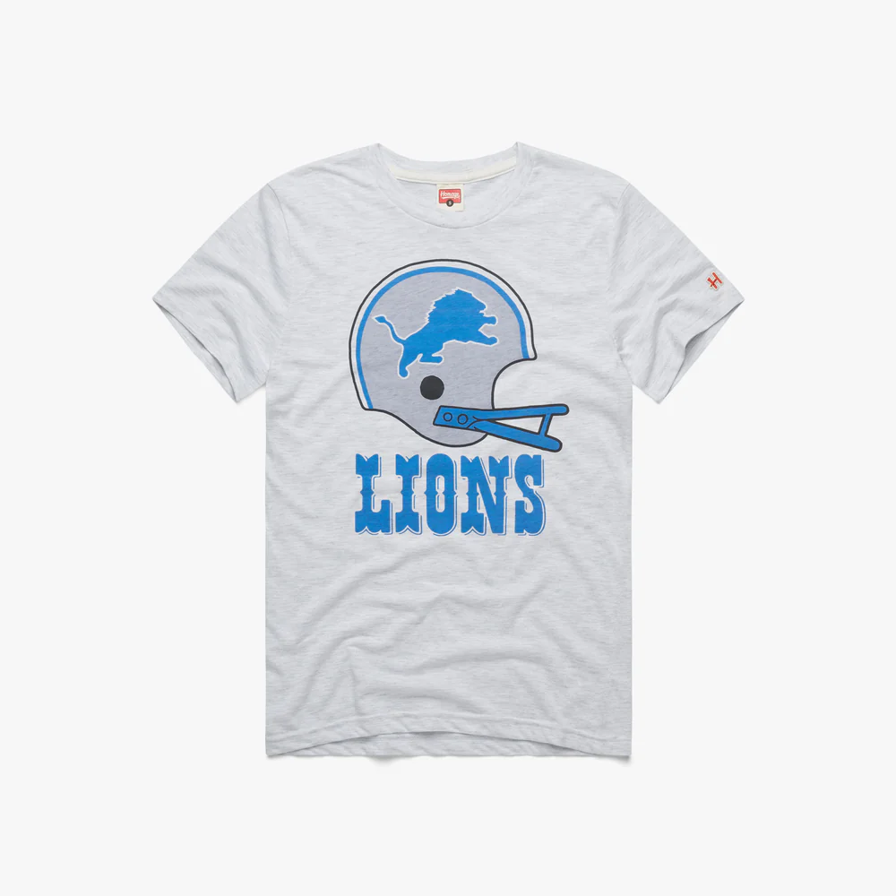 Lions 2025 Homage Men's Big Helmet T-Shirt
