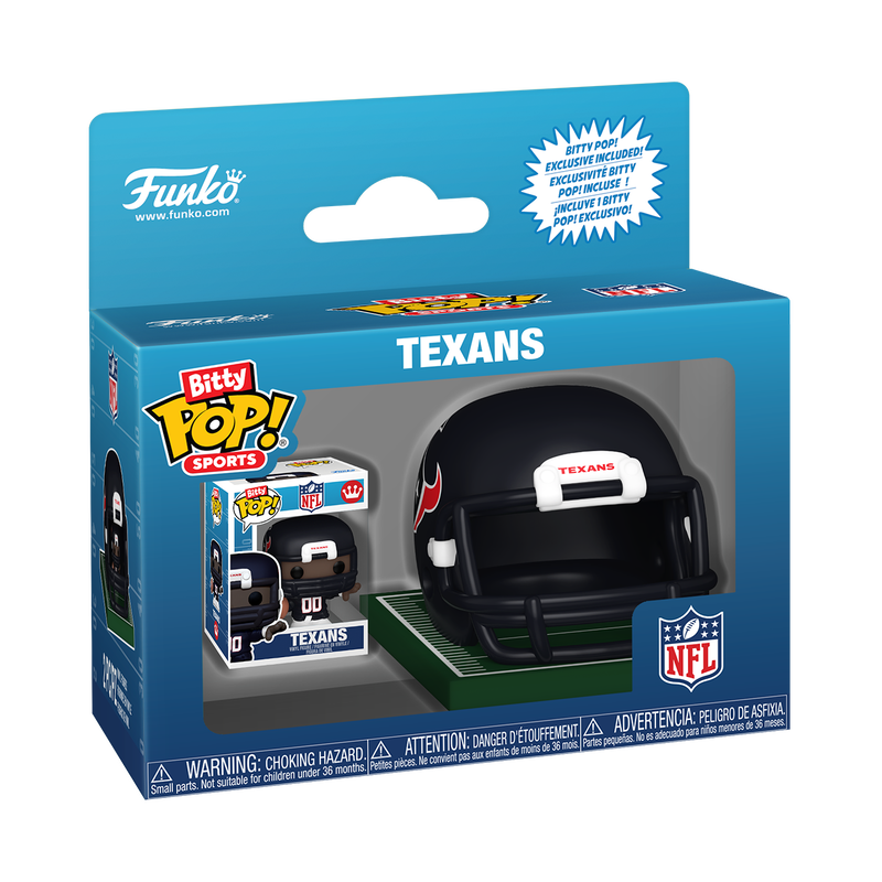 Texans Funko Bitty POP Helmet & Player