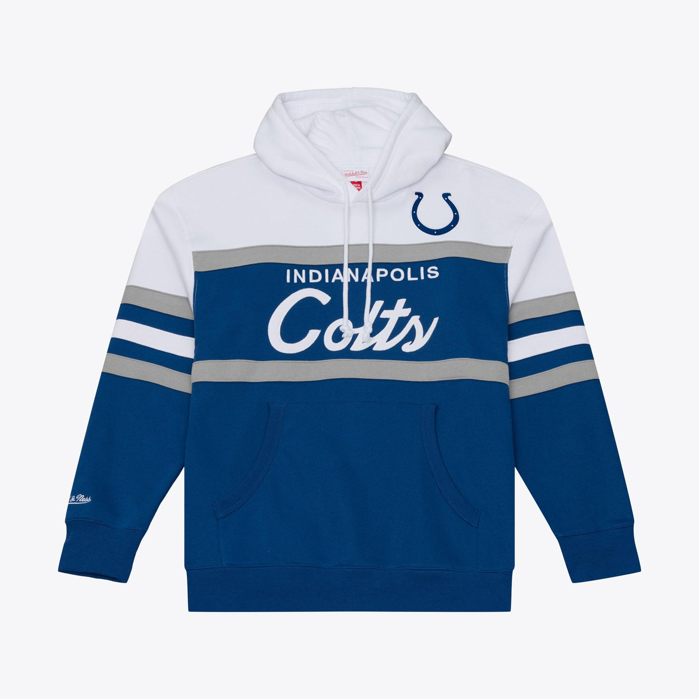 Colts 2026 Mitchell & Ness Men's NFL Head Coach Hoodie (10301136666900)