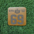 Vikings Jared Allen Class of 2025 Leather Player Coaster