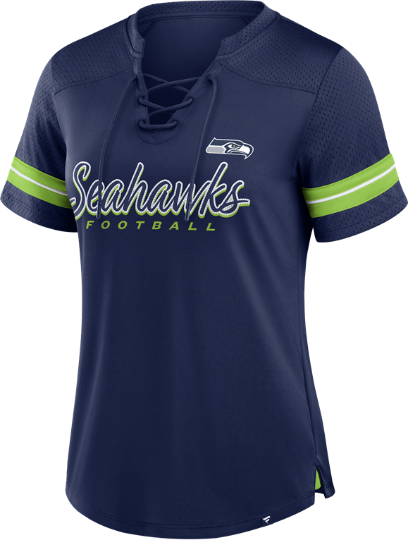 Seahawks Women's Play Script Fashion T-Shirt