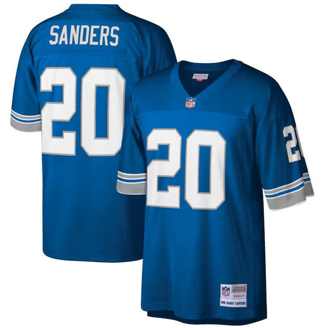 Lions Barry Sanders Men's Big and Tall Legacy Jersey