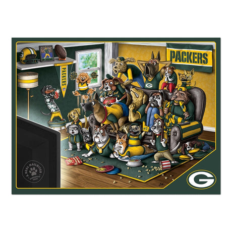 Packers Purebred Fans Puzzle - A Real Nailbiter