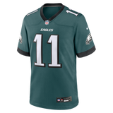 Eagles A.J. Brown Men's Green Nike Game Jersey