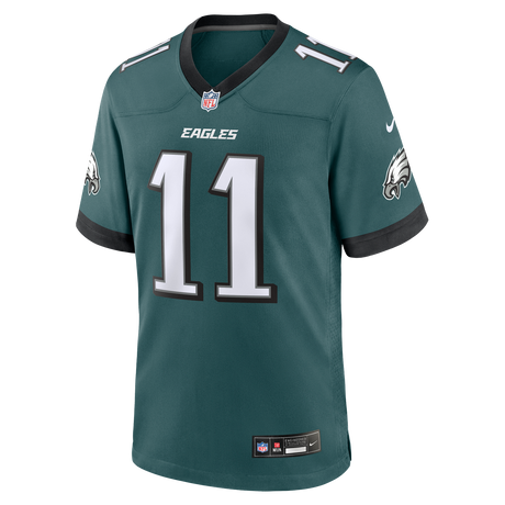 Eagles A.J. Brown Men's Green Nike Game Jersey