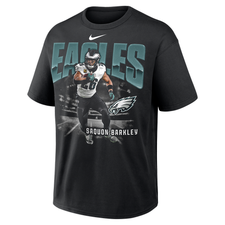 Eagles Saquon Barkley 2026 Nike Men's Loose Fit Heavyweight T-Shirt