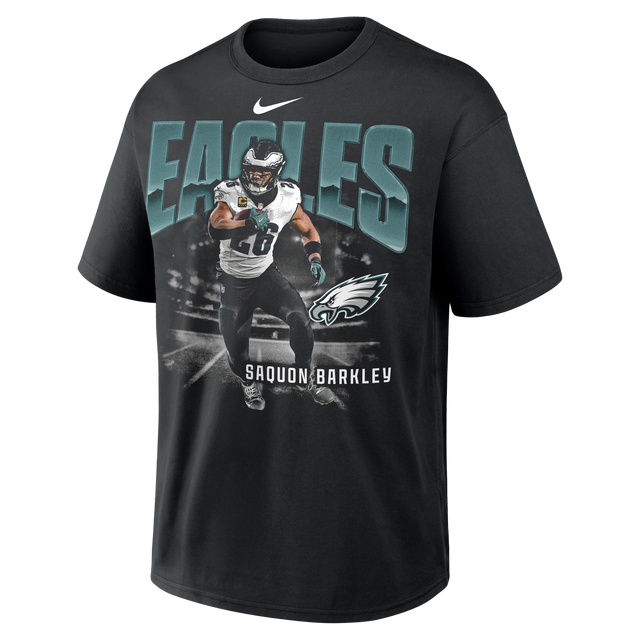 Eagles Saquon Barkley 2026 Nike Men's Loose Fit Heavyweight T-Shirt