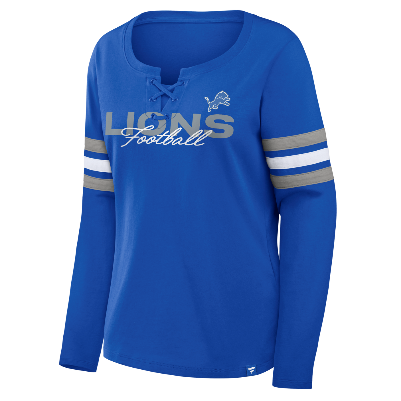 Lions 2026 Fanatics Women's Lace Up Long Sleeve Top