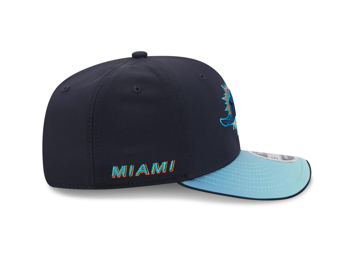 Dolphins 2026 New Era Men's 9SEVENTY Stretch Snap Rivalry Hat
