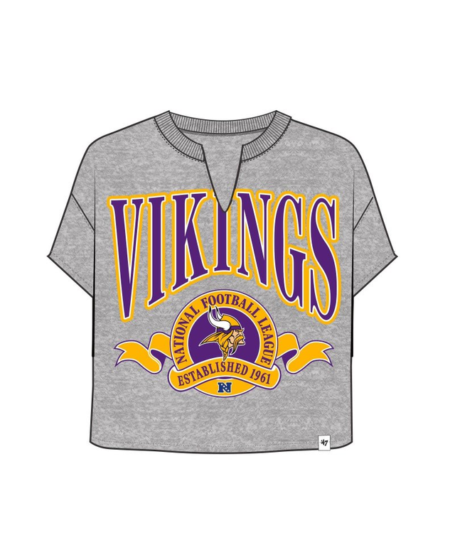 Vikings 2026 '47 Brand Women's Banners Out Oversized T-Shirt